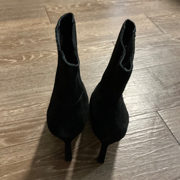 Vince camuto Black leather Ankle Boots sexy square - Picture 4 of 7